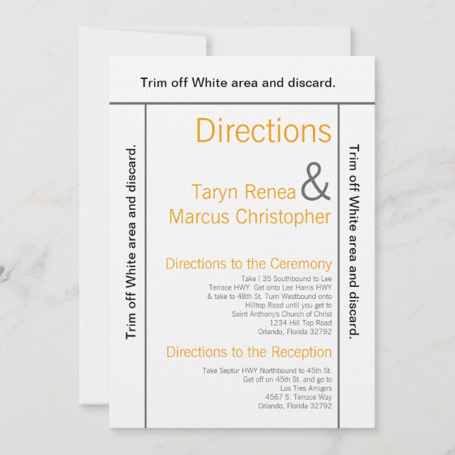 3.5x6 Directions Card Yellow Gre Chevro (Front)