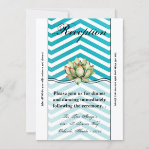 3.5x7 Reception Card GBoho Cacti Cactus Succulent