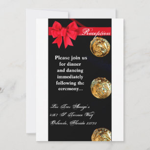 3.5x7 Reception Card Marine Dress Blues Uniform