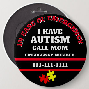#3 Add your Phone Number Autism Button