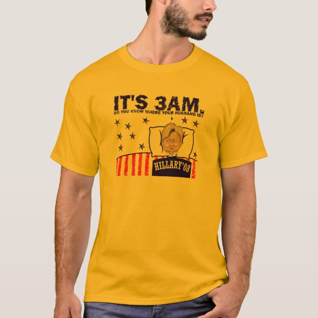 3-AM-HILLARY T-Shirt (Front)