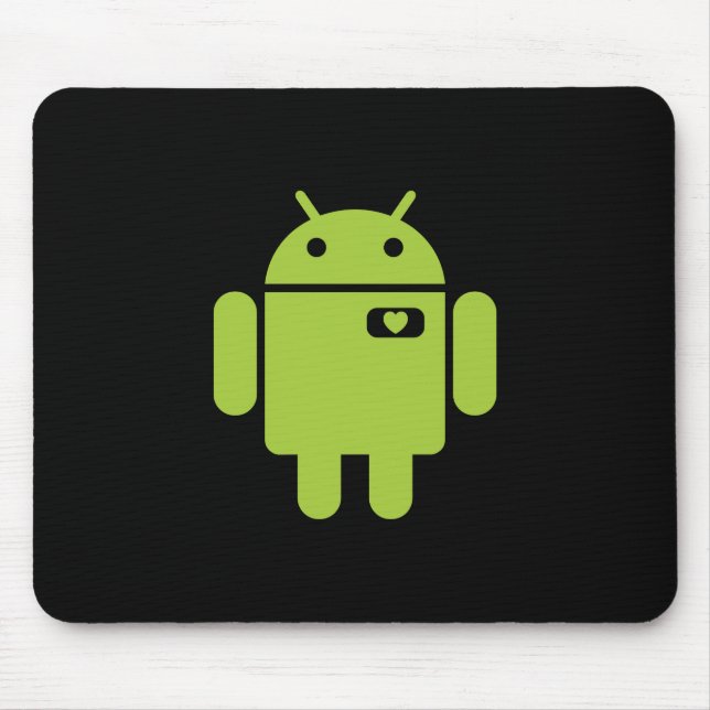 <3 Android Mouse Mat (Front)