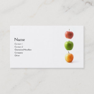 3 Apples Business Card