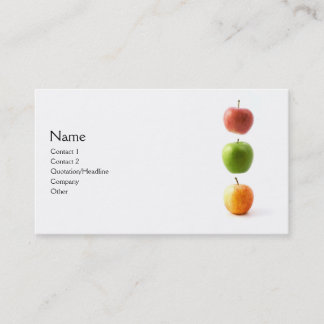 3 Apples Business Card