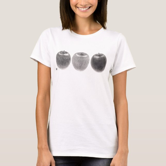 3 apples side by side T-Shirt (Front)