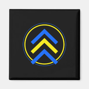 3 Arrow Logo Down Syndrome Magnet