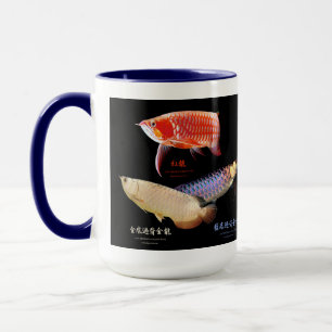 3 Asian Arowanas Mug