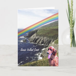 3. Awesome Ireland Scenic Coast St. Patrick's Day Card