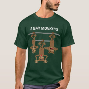 3 bad monkeys T-Shirt