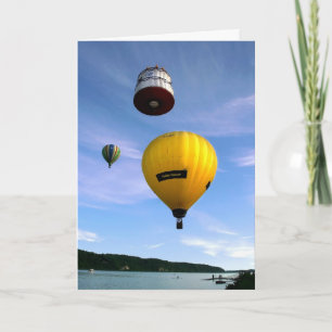 3 Balloons Birthday Card