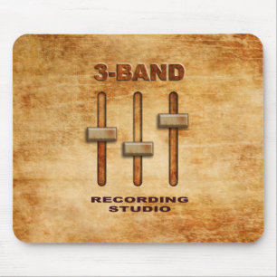 3-band equalizer (grunge version) mouse mat