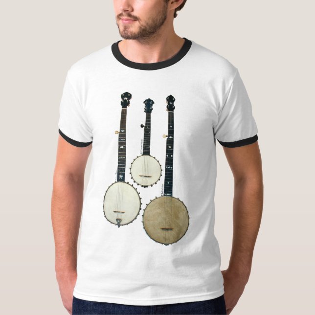 3 Banjos Men's Ringer T-Shirt (Front)