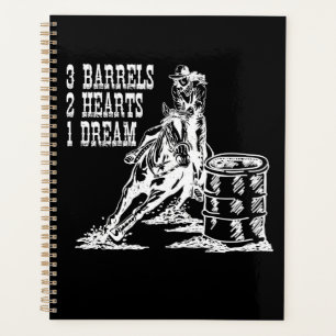 3 Barrels 2 Hearts 1 Dream Barrel Racing Planner