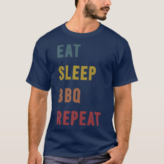 3 bbq gift Eat Sleep BBQ Repeat T-Shirt