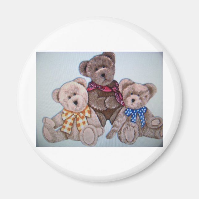 3 bears magnet (Front)
