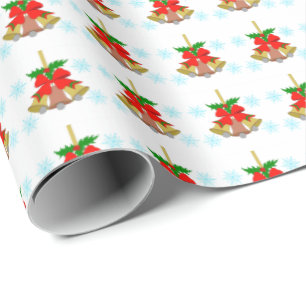 3 Bells in the Snow Wrapping Paper