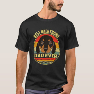 3 Best Dachshund Dad Ever T-Shirt