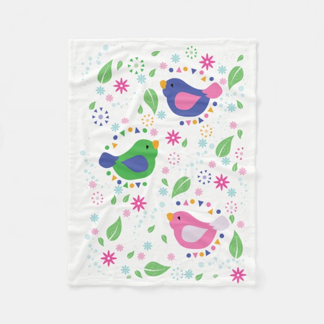 3 Birds Kids Blanket (Front)