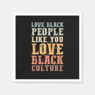 3 Black History Month Support Gift Manuel Napkin