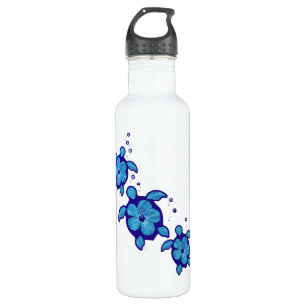 3 Blue Honu Turtles 710 Ml Water Bottle