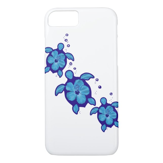 3 Blue Honu Turtles Case-Mate iPhone Case (Back)