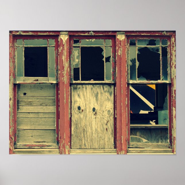 3 Broken Windows Poster (Front)