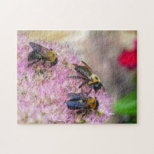 3 Bumblebees Jigsaw Puzzle