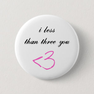 <3 Button