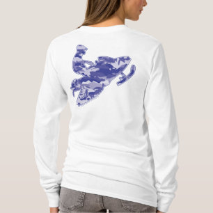 3-Camo-BLUE-Sledder T-Shirt