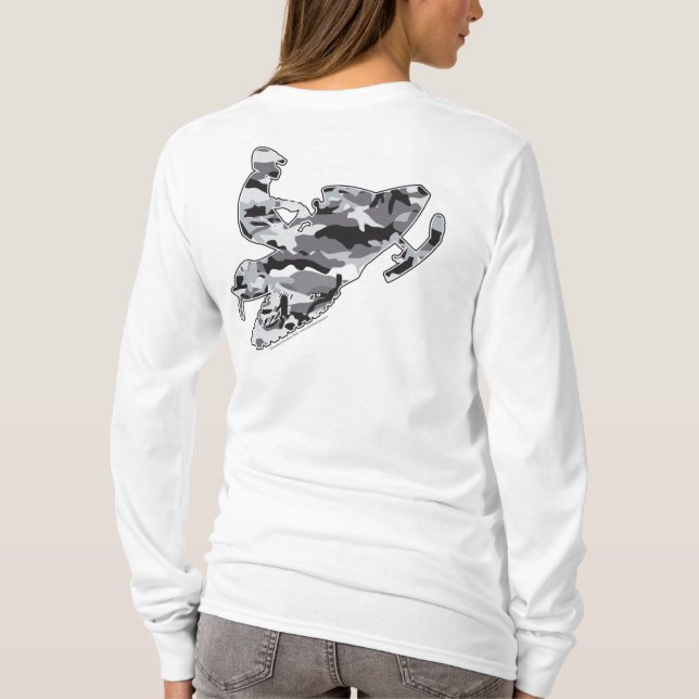 3-Camo-Grey-Sledder T-Shirt (Back)