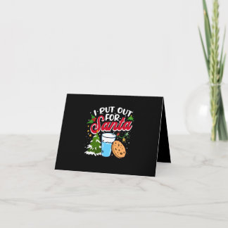 3- Christmas-I Put Out For Santa Funny Christmas C Invitation