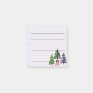 3 Christmas tree  Post-it Notes
