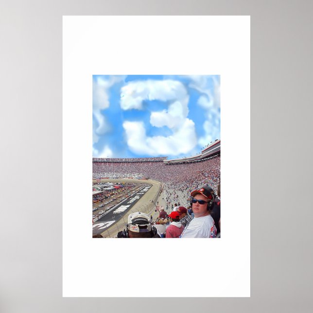 3 cloud tribute to Dale Poster (Front)