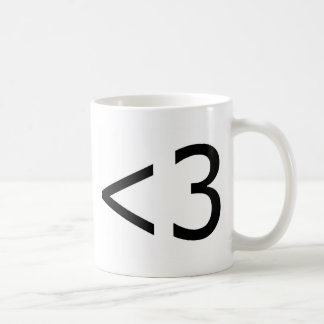 <3 COFFEE MUG