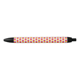 3 color black ink pen