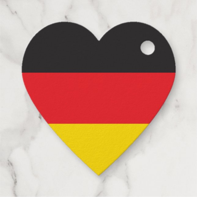 3 Colour Combination, Flag Favour Tags (Back)
