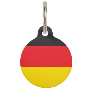 3 Colour Combination, Flag Pet Tag