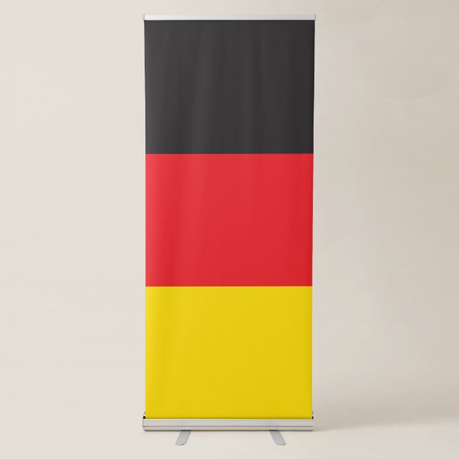 3 Colour Combination, Flag Retractable Banner (Front)