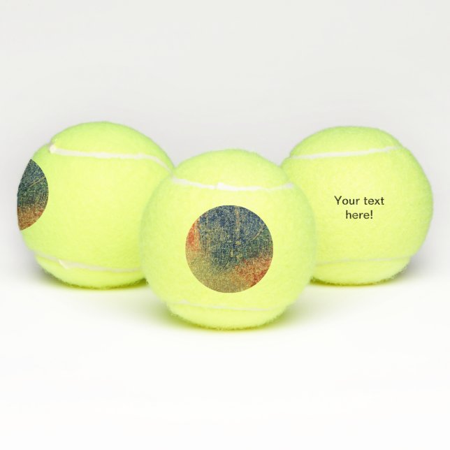 3 colours paint tennis balls (Multi)