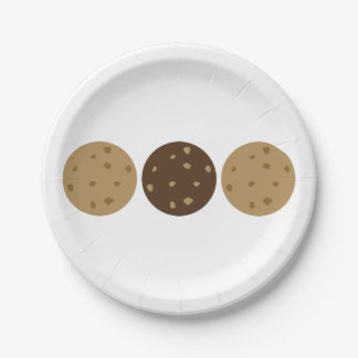 3 Cookies Paper Plate