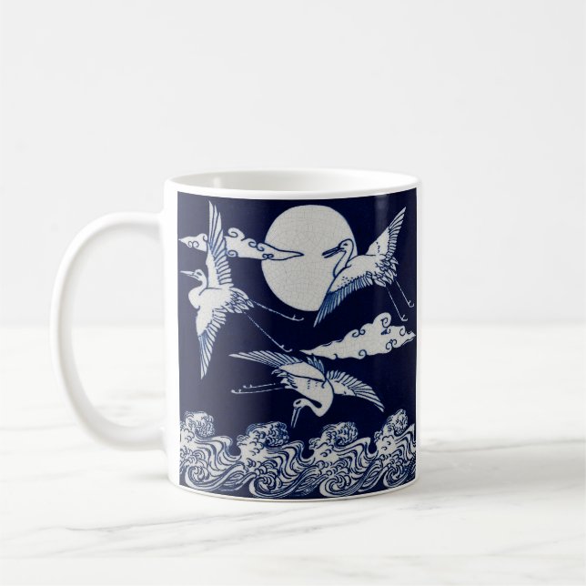 3 Cranes Coffee Mug (Left)