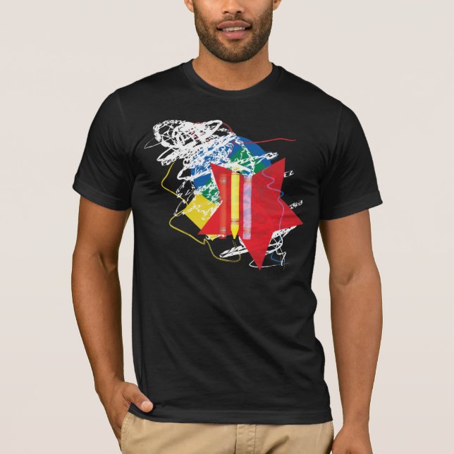 3 Crayons T-Shirt (Front)