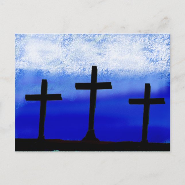 3 Crosses Postcard (Front)