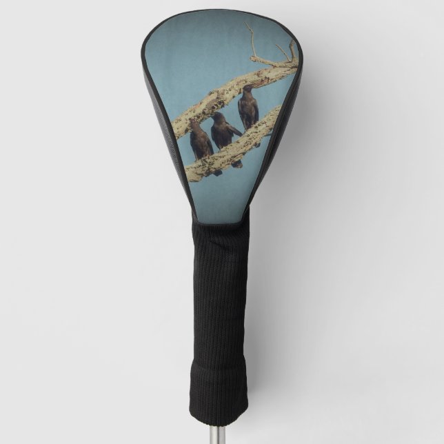 3 Crows Golf Head Cover (Front)