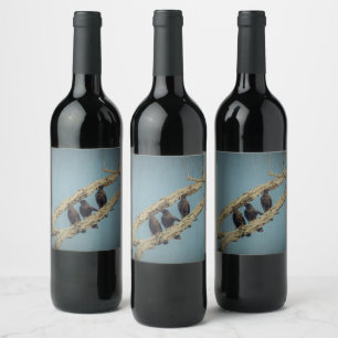 3 Crows Wine Label