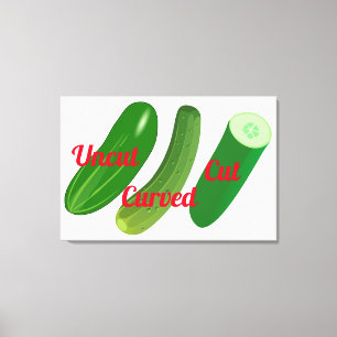 3 Cucumbers Thunder_Cove Canvas Print
