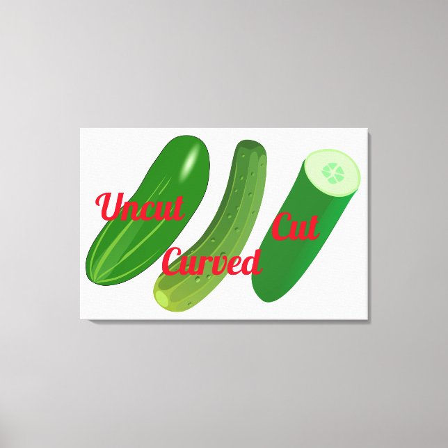 3 Cucumbers Thunder_Cove Canvas Print (Front)