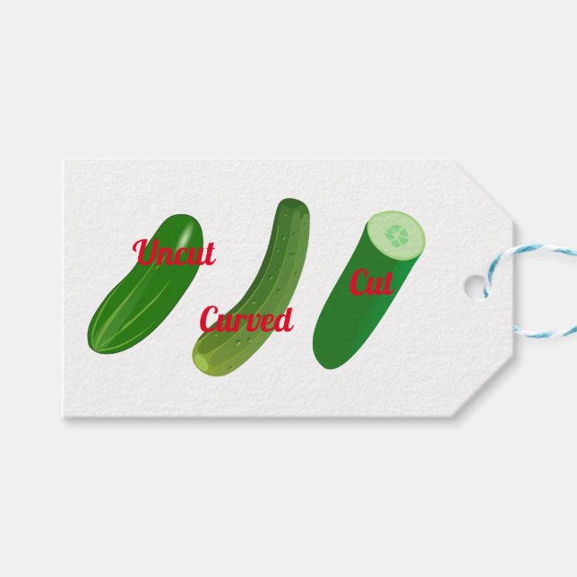 3 Cucumbers Thunder_Cove Gift Tags (Front (Horizontal))
