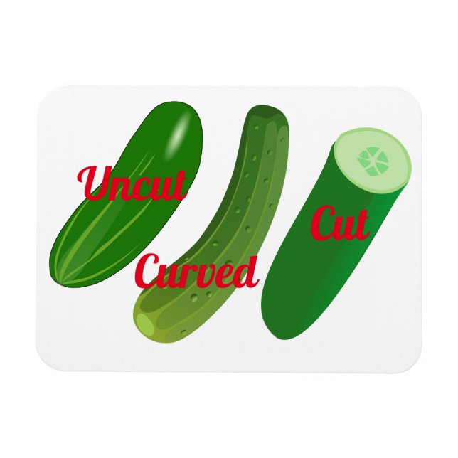 3 Cucumbers Thunder_Cove Magnet (Horizontal)