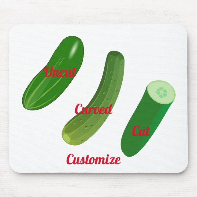 3 Cucumbers Thunder_Cove Mouse Mat (Front)